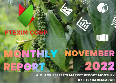 Báo cáo thị trường Hồ tiêu và Quế tháng 11 năm 2022
