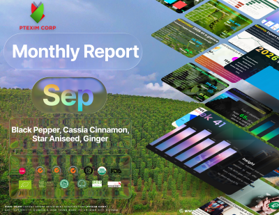 GLOBAL SPICES MARKET REPORT: BLACK PEPPER, CINNAMON, STAR ANISE & OTHER SPICES - SEPTEMBER 2026